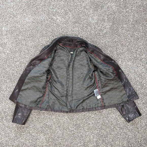 Wilsons Leather Vintage Jacket Size Medium Brown - Picture 3 of 10
